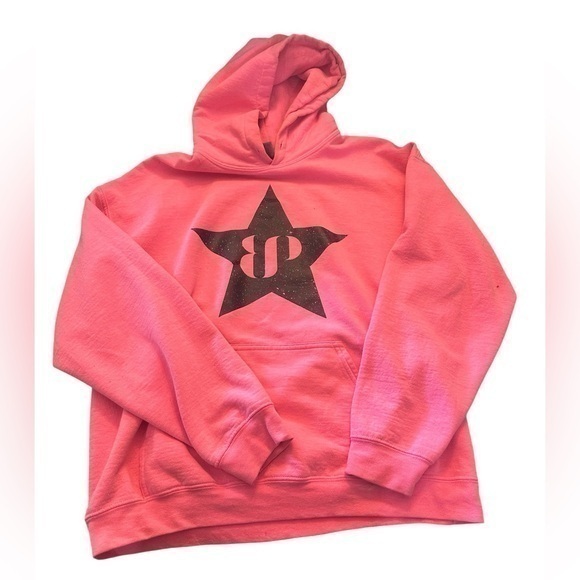 Gildan Tops - Bomb Party Hot Pink Hoodie - Womens Size Large